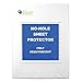 C-Line Top Loading Heavyweight Poly No-Hole Sheet Protectors, 8.5 x 11 Inches, 25 per Box (62907)