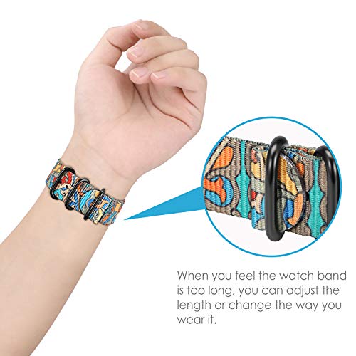 Correa Nylon 20mm Compatible Galaxy Watch 3 41mm miniatura 4