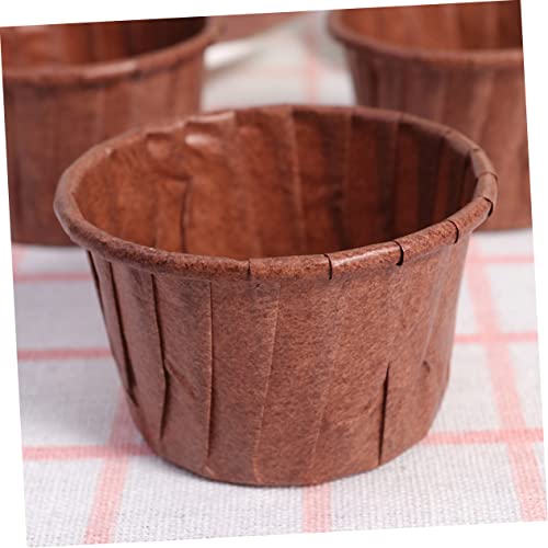 OKUMEYR 50pcs Cake Cup Rolled Edge Heat-resistant Paper Dessert Bowl Grease-Proof Cupcake Wrapper for Party Decor - Thumbnail 3