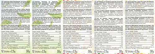 INSTICK Boisson instantanée sans sucre | différentes sortes | boisson en poudre - végétalienne, faible en calories, avec vitamine C (Lot exotique) – vue 2