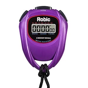 Robic 429-67991 Easy to Use High Presision Stopwatch, Purple