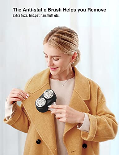 Vasson Fabric Shaver, Electric Lint Remover, Rechargeable Lint Shaver, Sweater Shavers To Remove Pilling, Large Fuzz Remover For Clothes Couch Furniture (Black) #TOP5