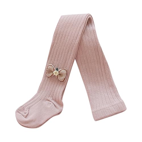 Toddler Little Girls Cotton Tights Cute Bowknot Knee High Socks Overknee Stockings for 1-12 Years