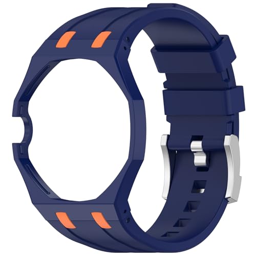 XINGMALY �V���R�[���o���h AP Swatch Royal Pop Watch�p �\�t�g�ŒʋC���̂���X�|�[�c�����p�X�g���b�v ���߉\�ȃ��X�g�o���h Swatch Royal Pop Watch�o���h �����Y ���f�B�[�X (�_�[�N�u���[�A3���̈�