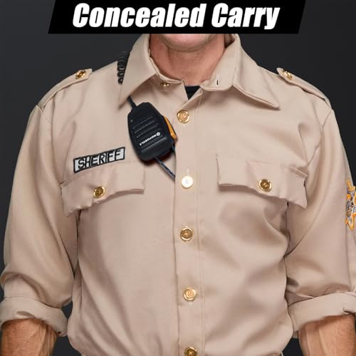 NEXT STATION 2PCS Radio Mic Holder Law Enforcement with Hook Panel Keeps Radio Mic Secure and Flexible,Suitable for Police Vest/Uniforms/Shirt Accessories - Thumbnail 5