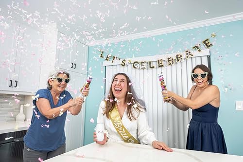 Cockadoodle Booms - Novelty penis confetti cannon - bachelorette confetti cannon - 50% gender reveal confetti cannon- novelty gag gift popper - bachelorette party popper - biodegradable confetti by To Die For Games - Image 4