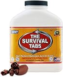Survival Tabs - 15 day Survival Food Supply - Gluten Free and Non-GMO 25 Years Shelf Life (180 tabs - Chocolate)