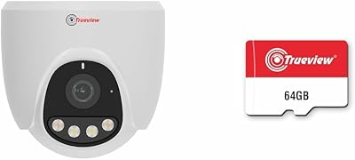 rueview Smart Security Camera 4G 3mp CCTV Dome Camera SD Card