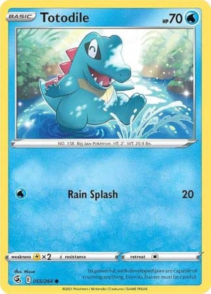 Pokemon Company International Pokemon Single Card TOTODILE 055/264