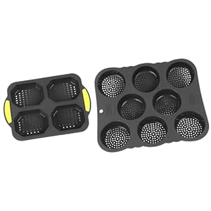 Fockety Hamburger Brötchen Pfanne 2 PCS Antihaft