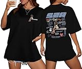Oversize T-Shirt Album 𝑺𝑶𝑺 Singer S-Z@A Short Sleeve Cotton T-Shirts 𝑮ood Days Graphic T-Shirt for Women & Men Unisex (US, Alpha, Medium, Regular, Regular, Black)
