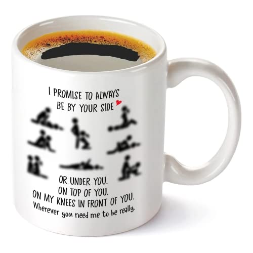 FAMILY PANDA Funny Husband Mug I Promise to Always Be by Your Side Coffee Funny Mug, 11oz