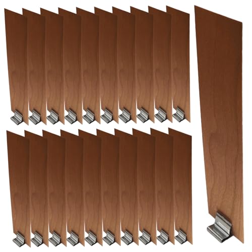 100 mechas de madera natural para velas 1.2x5.1 in