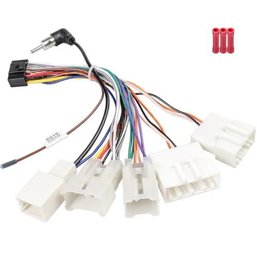 Zenoruslky Android Radio Wiring Harness Compatible with Toyota Corolla Camry RAV4 FJ Cruiser 4Runner Prius Tundra Sienna Yaris, 16Pin-20/28Pin 10/6Pin Car Stereo Wire Antenna Adapter No JBL Connector