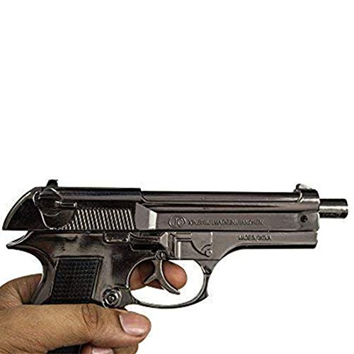 Image of PIA INTERNATIONAL Fully Metal Gun Shaped Cigarette Lighter