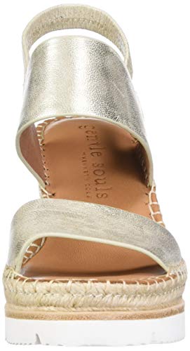 Gentle Souls By Kenneth Cole Women's Women's Elyssa Two-Band Heeled Sandal, Ice, 9.5 #TOP1