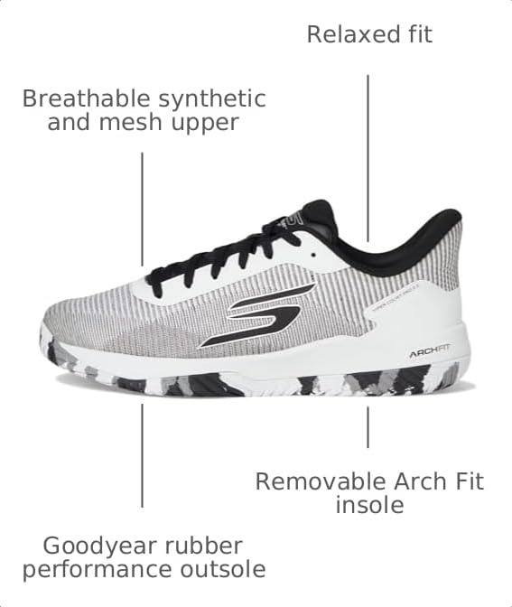 Image of Skechers Men's Pickleball Viper Court Pro 2.0 Sneaker