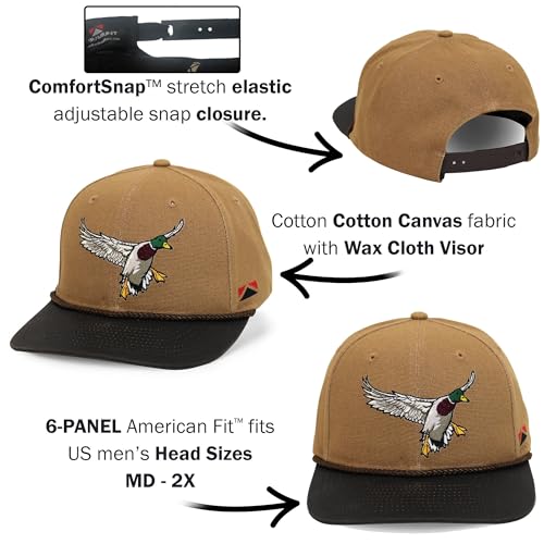 Image of Paramount Outdoors Sporting Hat Collection for Men Hunting and Fishing Caps with ComfortSnap