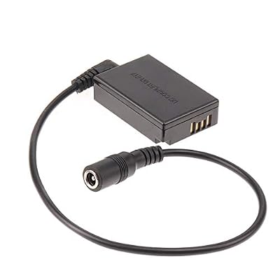 LP-E17 Dummy Battery DC Coupler Adapter for Canon EOS M3 M5 M6 DSLR Cameras