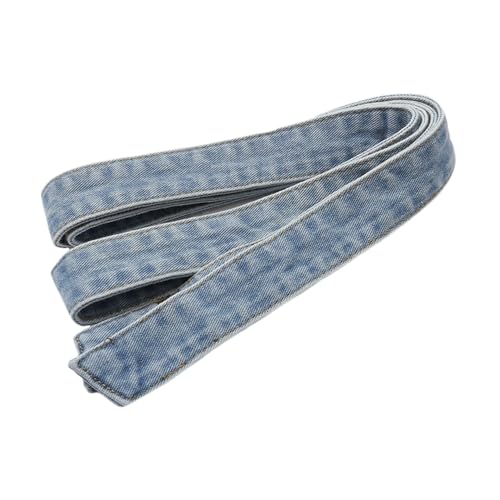 Women Denim Obi Waist Belt Wrap Tie Around Cinch Band Belts for Dress