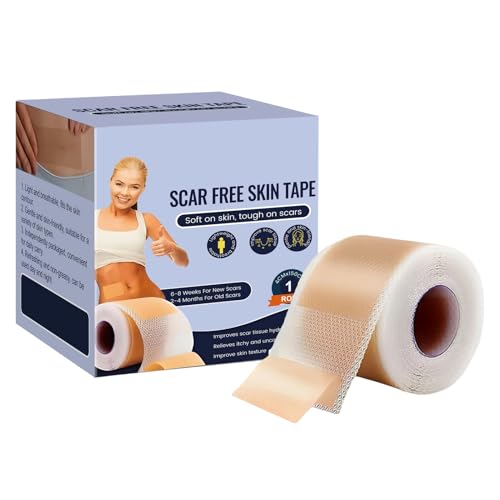 Cinta de de silicona, diseño flexible y transpirable, 4x150 cm, vendajes hidrocoloides, tiras de eliminación de cicatrices de silicona, uso versátil para la abdomisión de cesáteca quirúrgica