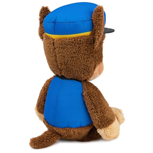 Paw Patrol - Gund - Pat Patrouille - Chase Taille 35 cm - Peluche Chien - Lavable en Surface - Pat Patrouille Jouet Premier Age - Peluche Bébé - Jouet Bébé 1 an et +