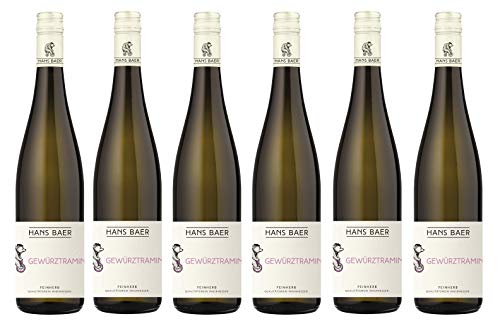 Hans Baer - Gewurztraminer - White Wine from Germany Case of 6 (6 x 0.75 L)