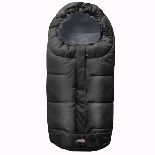 Image of Cozy Toe Stroller Bunting Bag,Soft Coral Fleece Lining,Weather Proof Universal Footmuff Adaptable for Strollers Joggers Pushchair