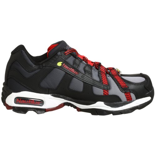 Nautilus mens Alloy Toe, Black/Silver/Red, 10.5 W