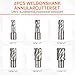 6Pcs Annular Cutter Set, Weldon Shank Mag Drill Bits, 1