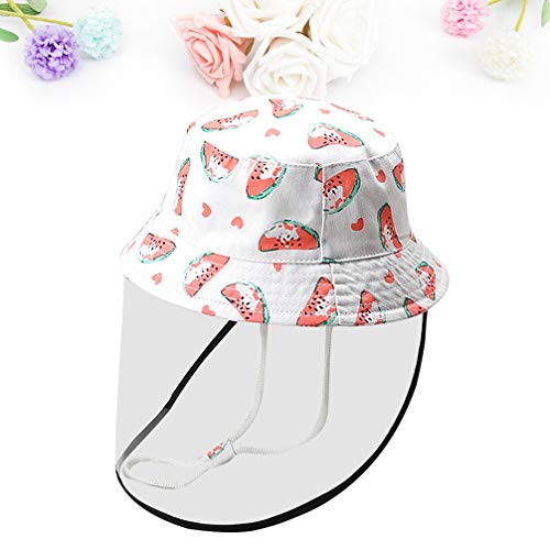 PretyzOOM — Chapéu protetor solar infantil de 52 jardas, capa de rosto inteiro destacável anticospen