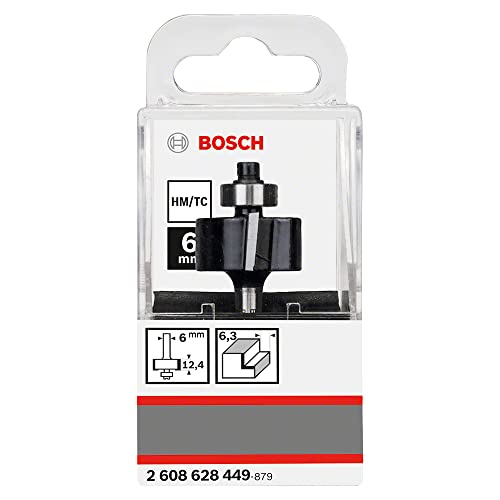 Bosch 1x PRO Falzfräser (für Weichholz, Hartholz, Ø 25,4 mm, Professional Zubehör Handfräse, Kantenfräse)