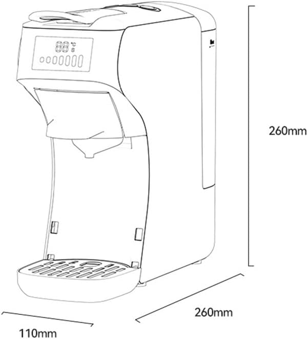 Cafetera de Cápsulas Compacta 20Bar Automática 7 Niveles de Agua miniatura 2