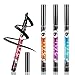 4Pcs Eyeliner Pens,Waterproof Eyeliner,Long Lasting Drama 36H Liquid Eyes Pen Eye Liner Pencil (Purple,Black,Brown and Blue)