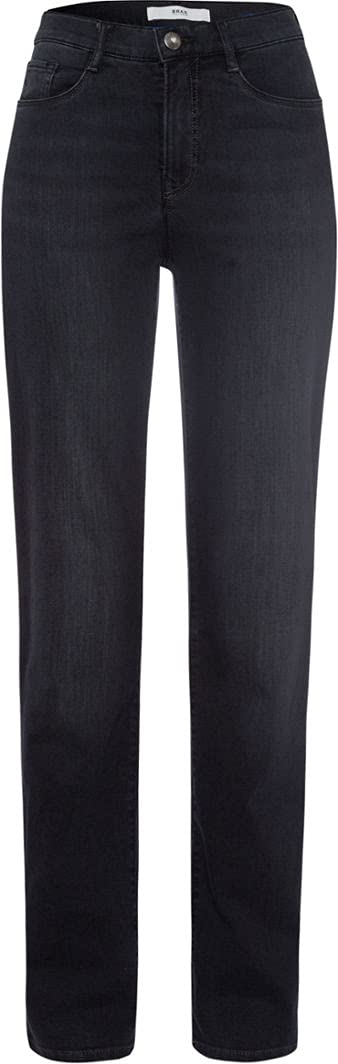 Brax Damen Style Carola Blue Planet Nachhaltige Five-Pocket Jeans Used Black 27W /