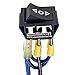IndusTec Wired 20 AMP 12V DC Motor Polarity Reversing Rocker Maintained Switch