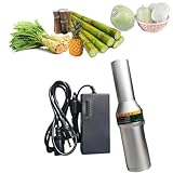 AMQYDT Automatic Sugarcane Scraping Machine, Mini Electric Sugar Cane Peeler Peeling Machine, Stainless Steel Material, Faster Peeling Spee, for Coconut, Pumpkin, Winter Claw, Taro, Pineapple