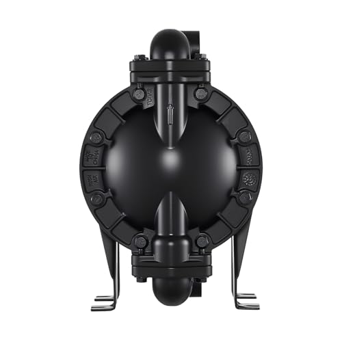 VEVOR Air Operated Double Diaphragm Pump, 35 GPM, 1 inch Inlet & Outlet Pneumatic Waste Oil Transfer Pump, Max 114 PSI, Aluminum Alloy Body, Air-Operated for Diesel, Grease, Kerosene, Gasoline & Oil by VEVOR - Used condition - Image 3