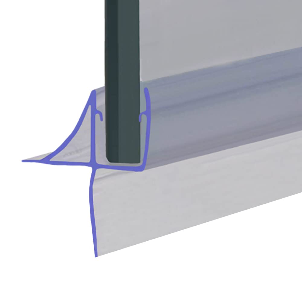 Shower Seal Uk Ltd Shower Or Bath Screen Door Seal | Fits 3 Or 4Mm Glass | Seals Gaps Of Up To 25Mm | 80Cm, 90Cm, 140Cm Or 200Cm Long | Clear | Seal149 (140Cm)
