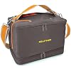 CRAFTISS Crochet Bag Yarn Storage - Knitting Gift - Durable Canvas Yarn Bag for Crochet Accessories - Organizer with Built-In Knitting Accessories Case Brown