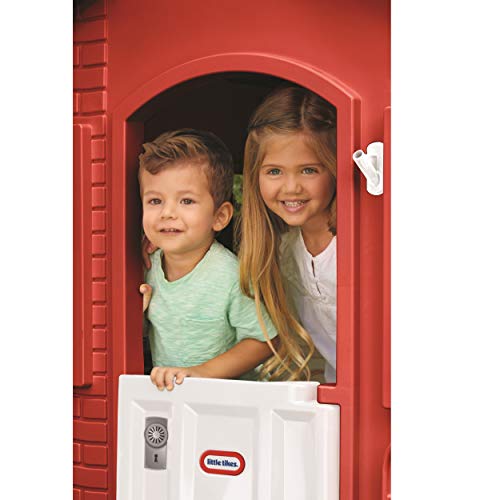 Little Tikes Cape Cottage House, Red With Working Doors, Window Shutters, Flag Holder | Easy Installation Process, Simple Snap And Click Assembly | For Kids 2-6 Years Old #TOP3