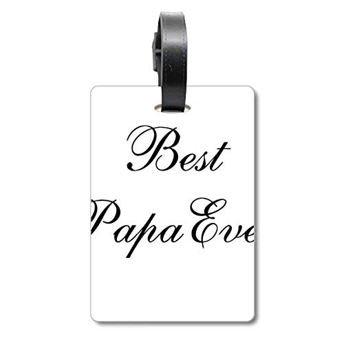 Étiquette valise Best Papa Ever porte-nom bagage voyage cabine