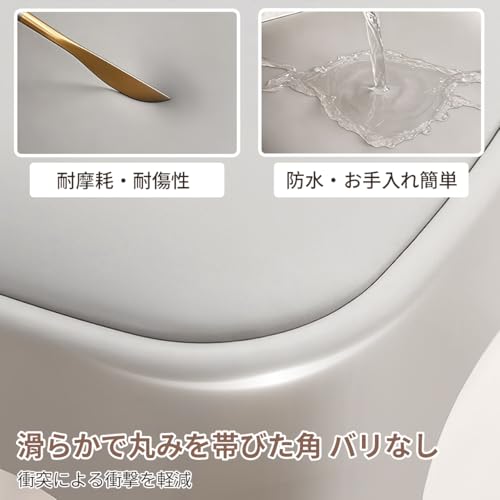 TUIYIDUO スタッキングスツール 4脚セット 重ねられる 椅子 背もたれなし 省ースペース クッション座面 PUレザー 樹脂製 軽量 持ち運び 滑り止めキャップ付き スタッキングチェア 来客用椅子 会議室 待合室 おしゃれ 完成品 （グレー、幅37*奥行き37*高さ48cm） [4]