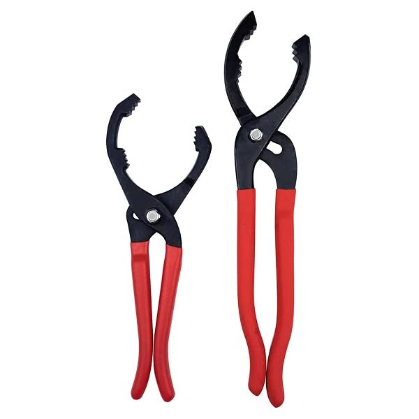 HORUSDY 12\" Adjustable Oil Filter Pliers - Filter Wrench Removal Tool Fits 2.5\" To 4.625\" - View #8
