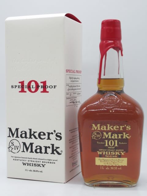 Amazon.co.jp: メーカーズマーク 101プルーフ 50.5度 1000ml [並行輸入