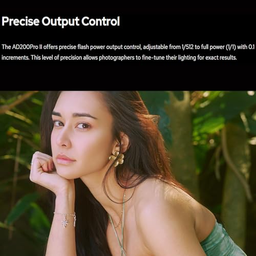 Godox AD200 PRO II AD200Pro II AD200ProII Kamera Blitz Blitzgerät,2.4G TTL HSS,Optimierte Blitzköpfe,Bicolor LED Modelling Lampe für Canon Sony Nikon Fuji Fujifilm Olympus Panasonic Pentax usw Kameras