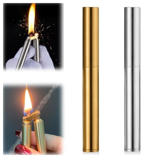 Mechero vintage recargable de queroseno, de latón, retro, para vela, cocina, barbacoa, camping, joyas de soldadura, color latón (2)