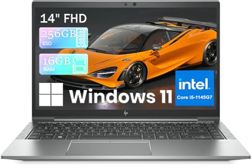 HP ZBook Firefly 14 G8 Mobile Workstation Laptop, 14 FHD Screen (1920 x 1080), Intel Core i5-1145G7, 16GB RAM, 256GB SSD, QWERTY Keyboard, Windows 11 Pro (Renewed)