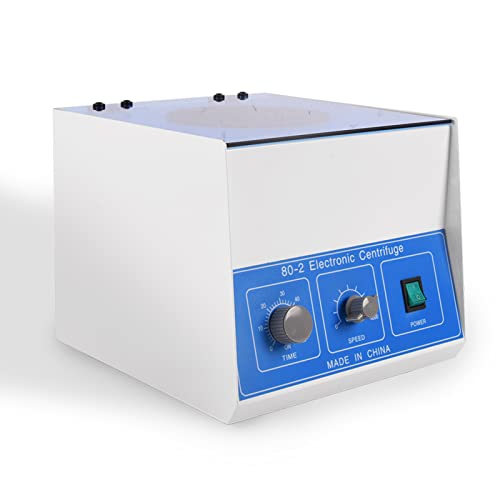 Doppy Electric Lab Benchtop Centrifuge,Centrifuge Machine Benchtop with Timer and Speed Control for Laboratory Medical Practice, Plasma PRP, 4000 RPM, Capacity 20ml x 12 Tubes, 110V