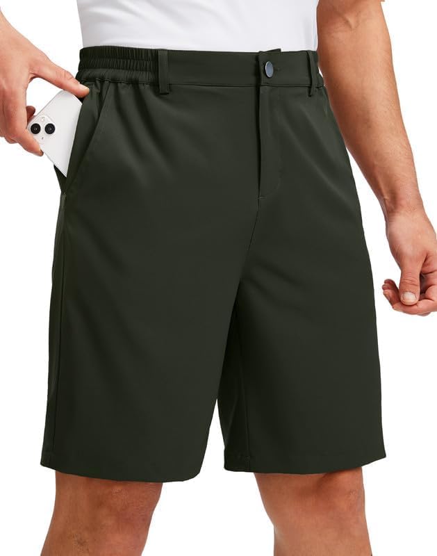 G Gradual Men's Golf Shorts with 5 Pockets 9" Light Weight Stretch Quick Dry Casual Dress Work Shorts for Men - Image 2